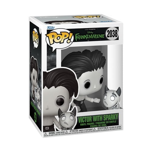 Frankenweenie Victor with Sparky Funko Pop! Vinyl Figure and Pop! Buddy #2038.