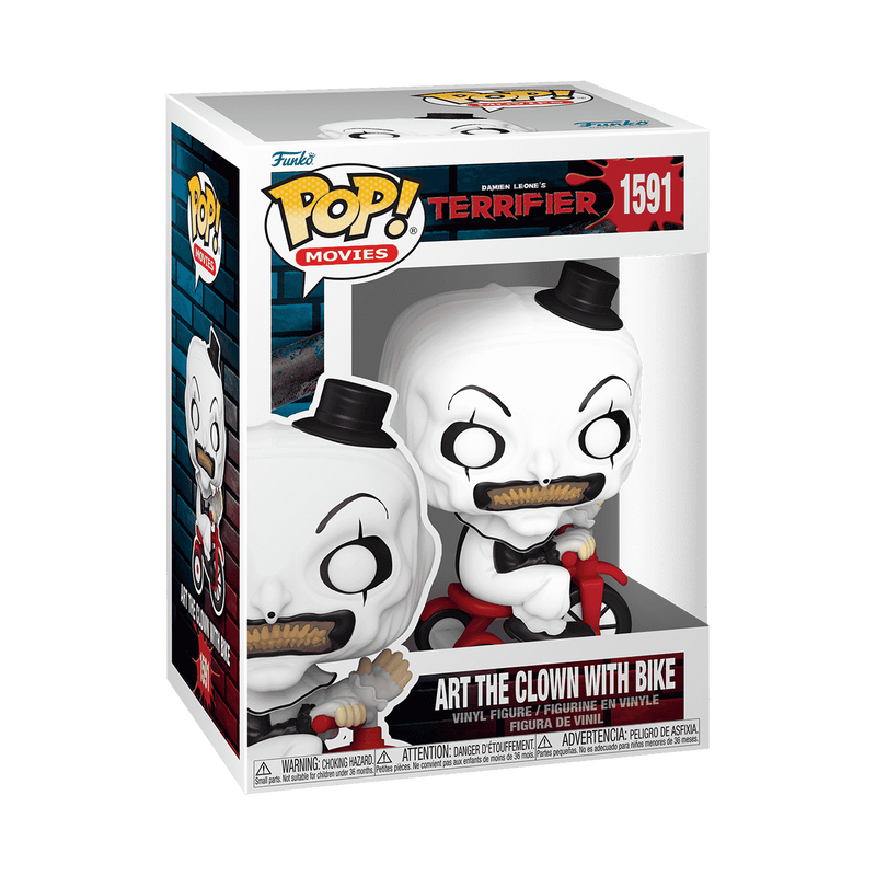 Terrifier Art the Clown with Bike Funko Pop! Vinyl Figure #1591