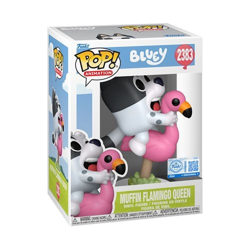 Bluey Muffin Flamingo Queen Funko Pop! Vinyl Figure #2383 - EE Exclusive