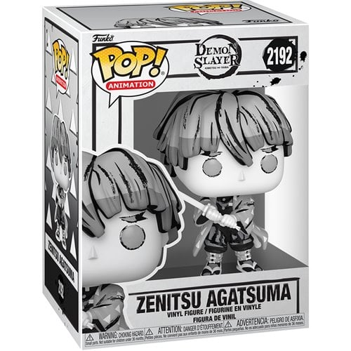 Demon Slayer Zenitsu Agatsuma Sumi-Ink Funko Pop! Vinyl Figure #2192
