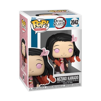 Funko Pop! vinyl figure packaging of Nezuko Kamado from Demon Slayer on a white background