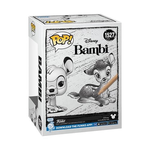 Disney Sketched Bambi Funko Pop! Vinyl Figure #1527.