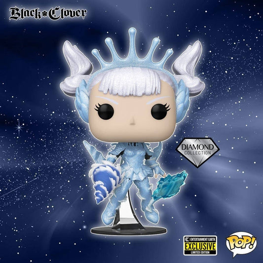 Funko Pop! Animation: Black Clover - Noelle Valkyrie Armor #1421 Diamond Glitter Entertainment Earth Exclusive