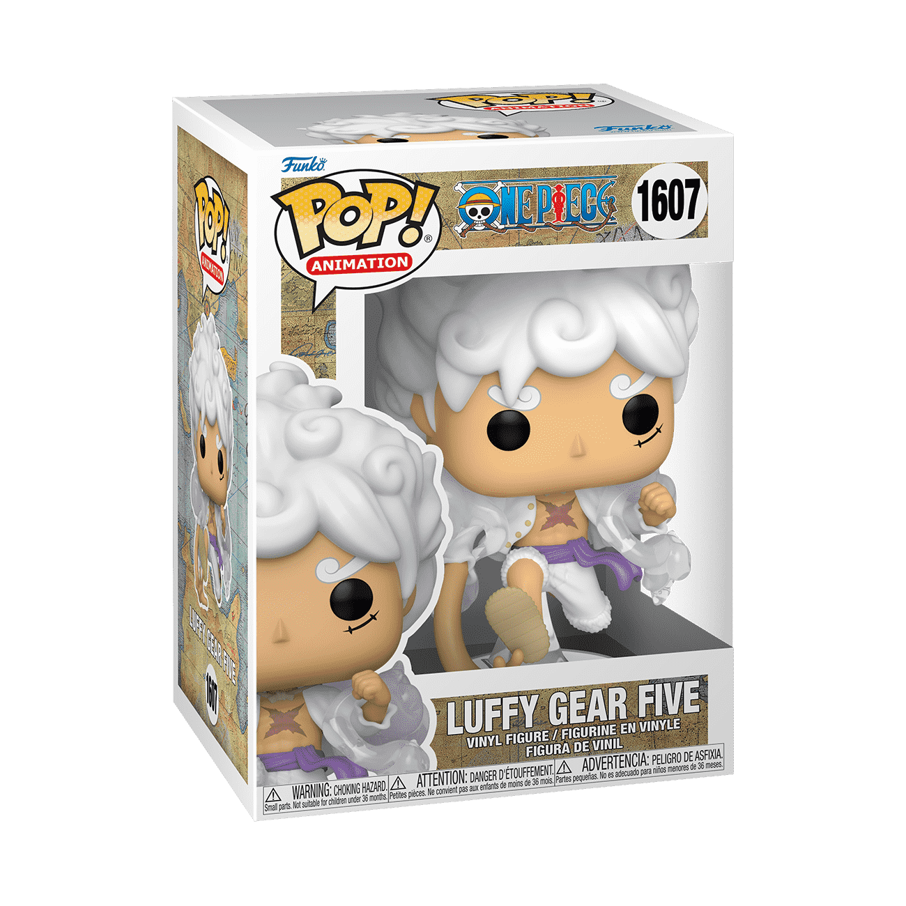 Funko Pop Luffy Gear Five #1607 standard figure and box